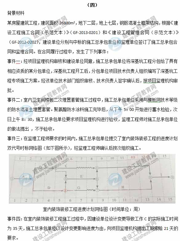 【老師解析】2015年二級建造師建筑實務試題及答案